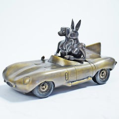 Bronze Sculpture - Limited Edition - by Gillie and Marc - Aston Martin Car 
