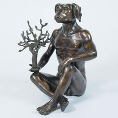 Sculpture - Art - Bronze - Gillie and Marc - Dogman - Nude - Nature - Animal 