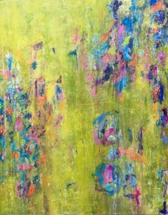 Field of Happiness, Mixed Media on Canvas