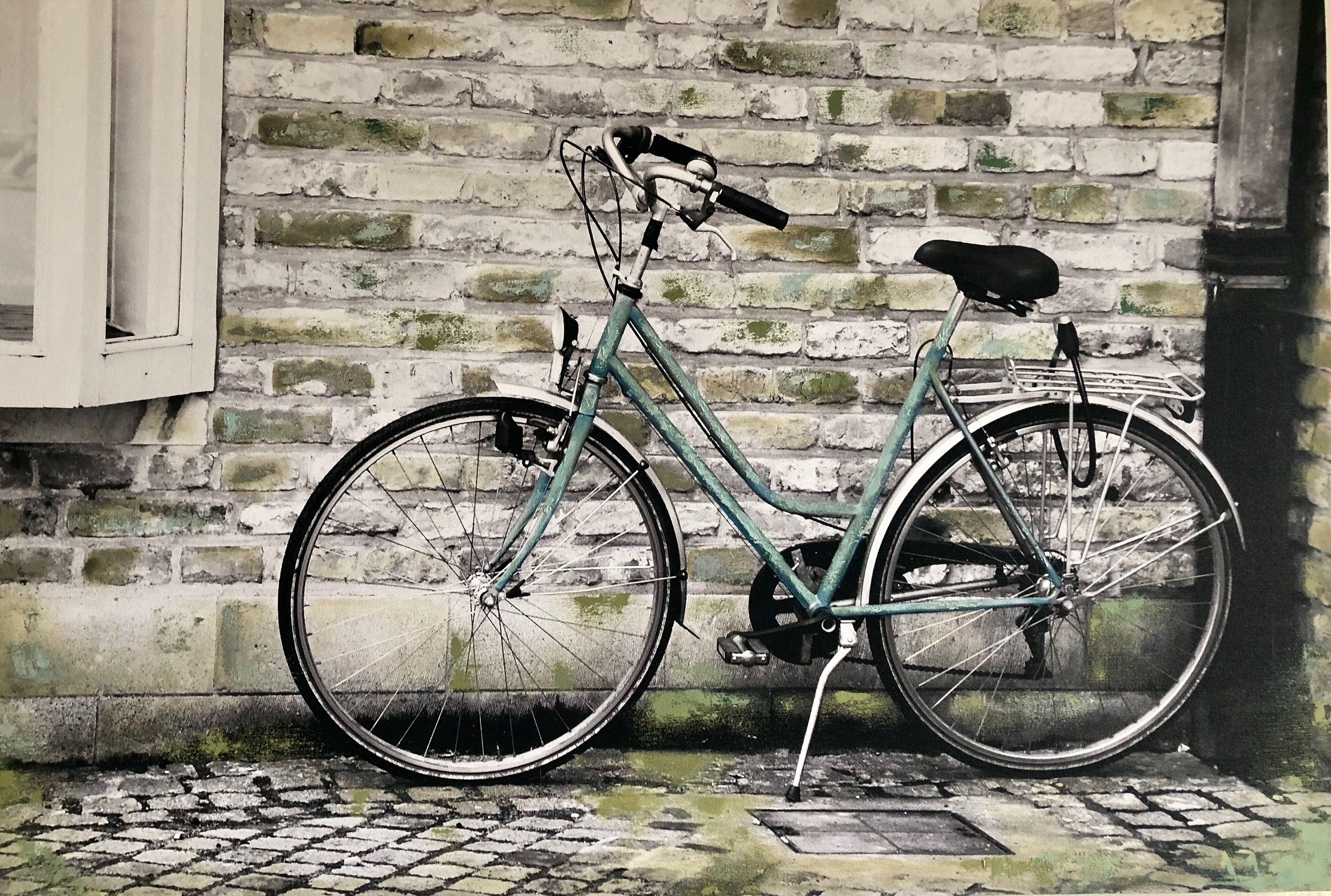 Bike Expressions, Mixed Media on Canvas - Mixed Media Art by Sofia Barroso