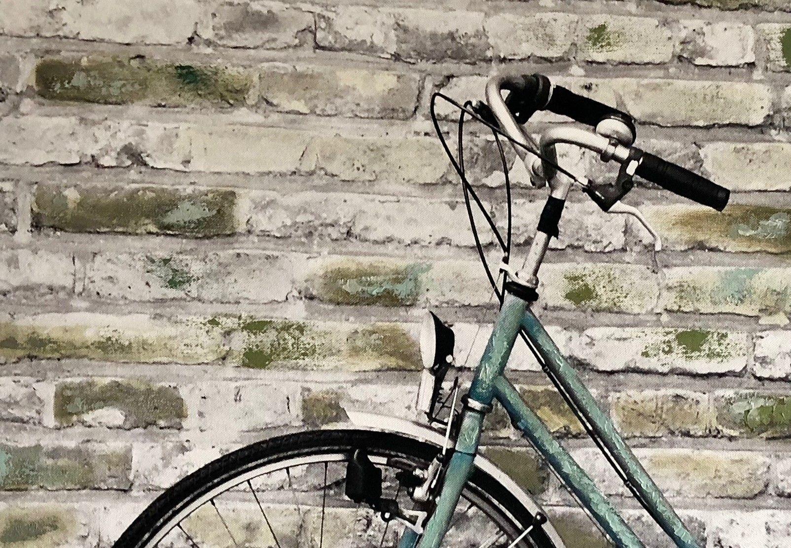 Bike Expressions, Mixed Media on Canvas - Contemporary Mixed Media Art by Sofia Barroso