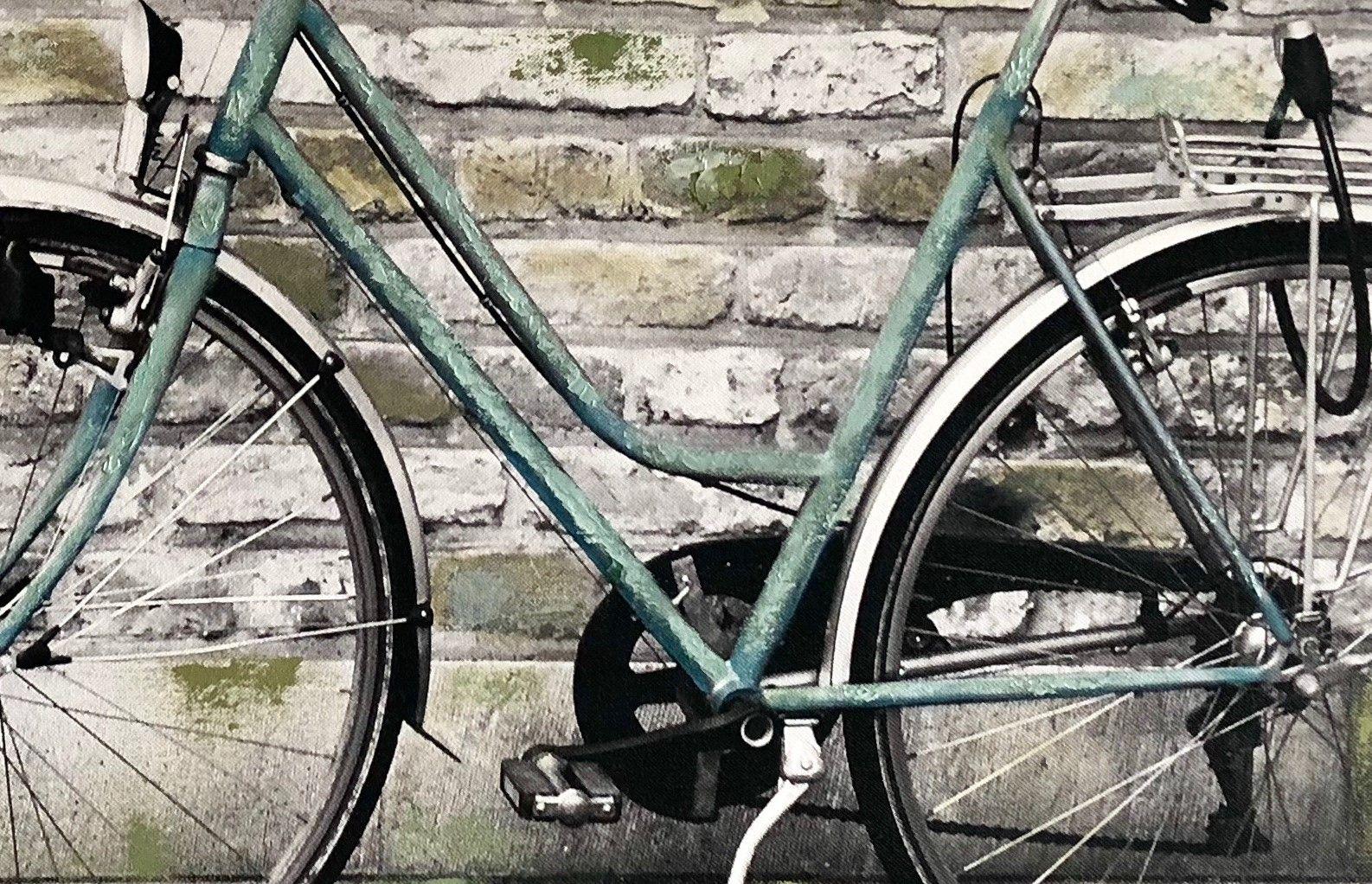Espressioni in bicicletta, tecnica mista su tela in vendita 1