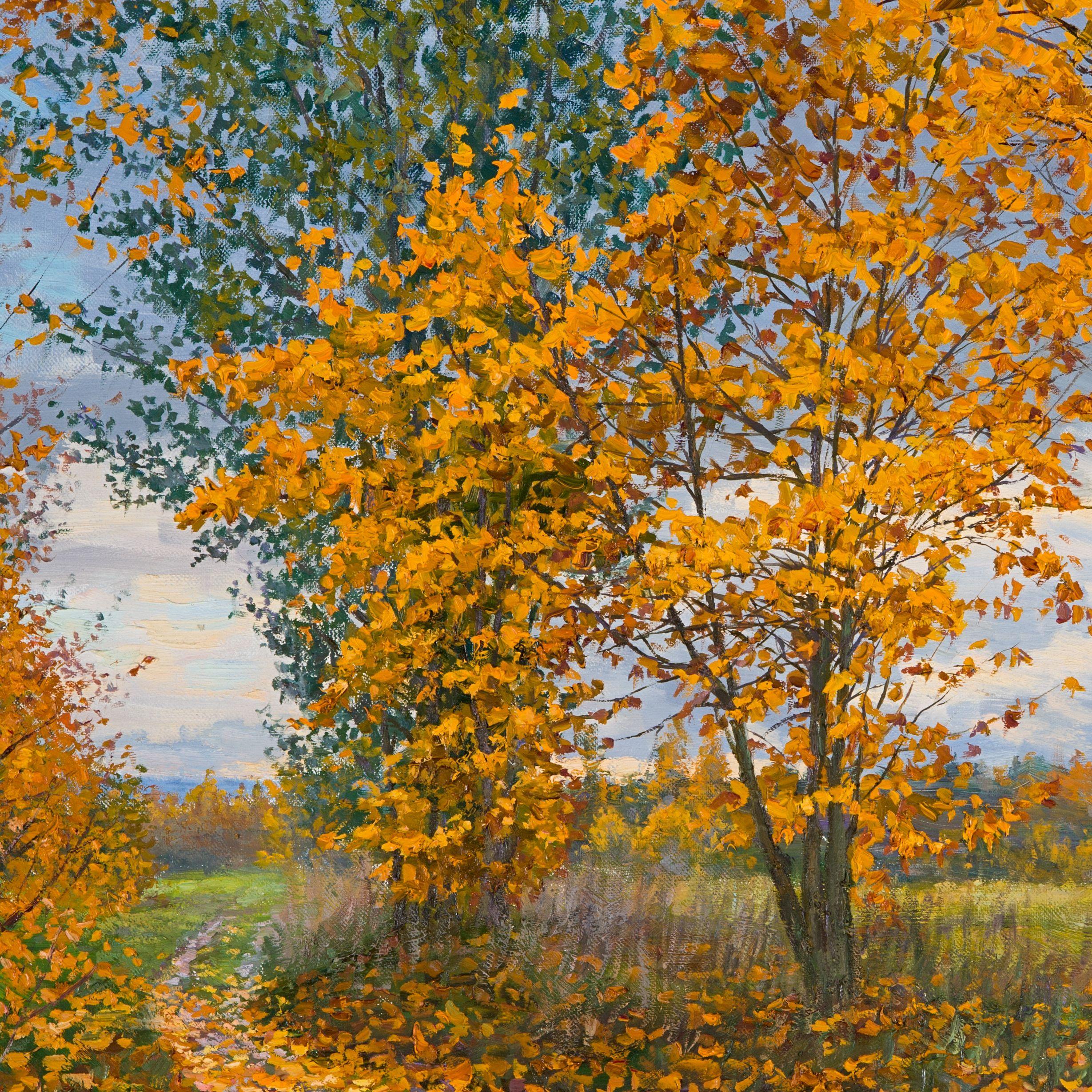 Autumn Alley, Painting, Oil on Canvas 2