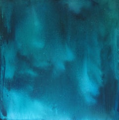 Underwater Night Sky, Painting, Acrylic on Canvas