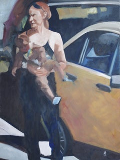 Madonna of the cars, Painting, Oil on Canvas