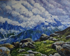 Alpine Heights, Painting, Oil on Canvas