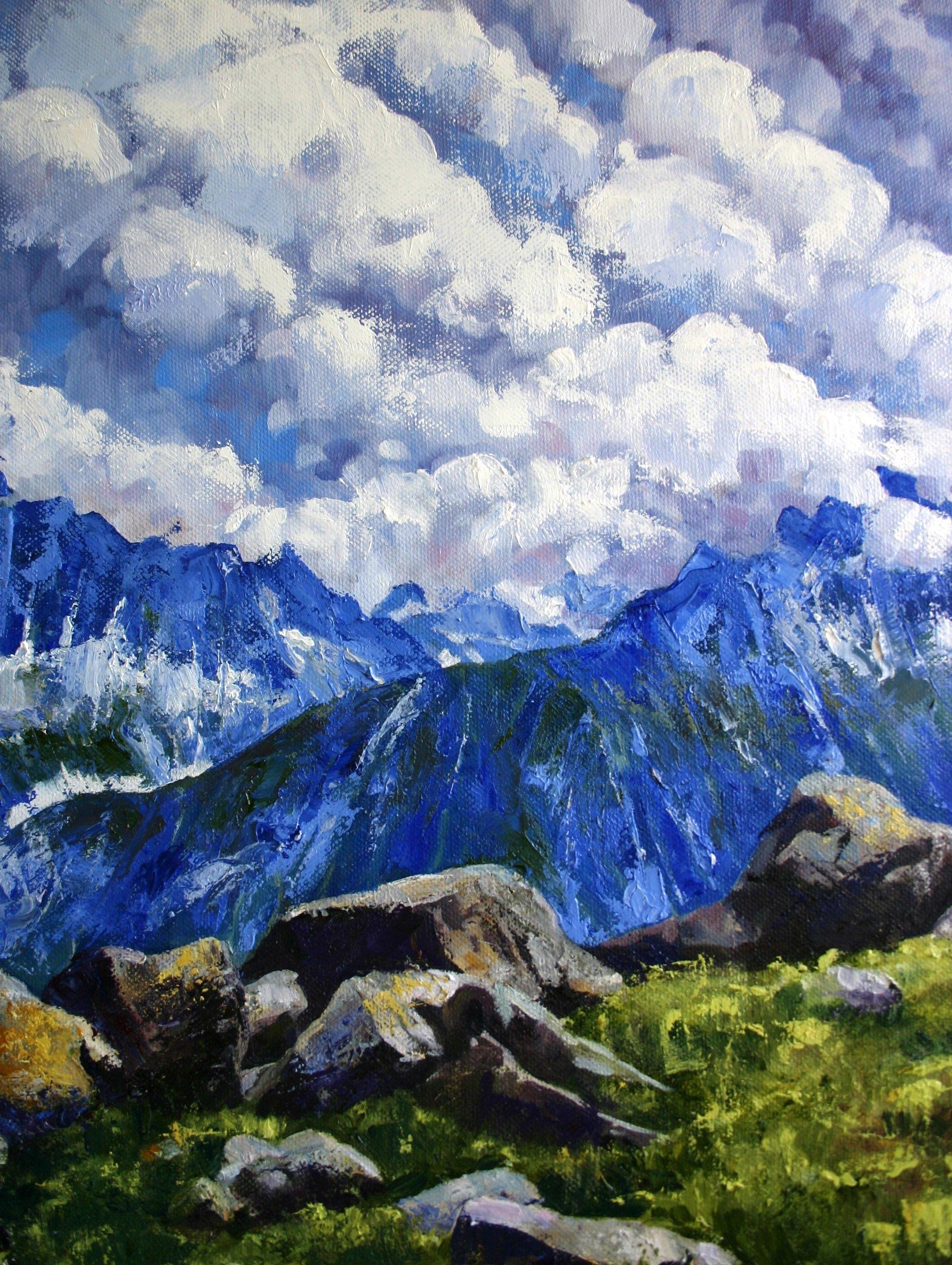Alpine Heights, Painting, Oil on Canvas 1