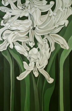 Deco Hyacinth, Painting, Oil on Canvas