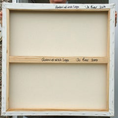 Gabriel with Lego, Painting, Oil on Canvas