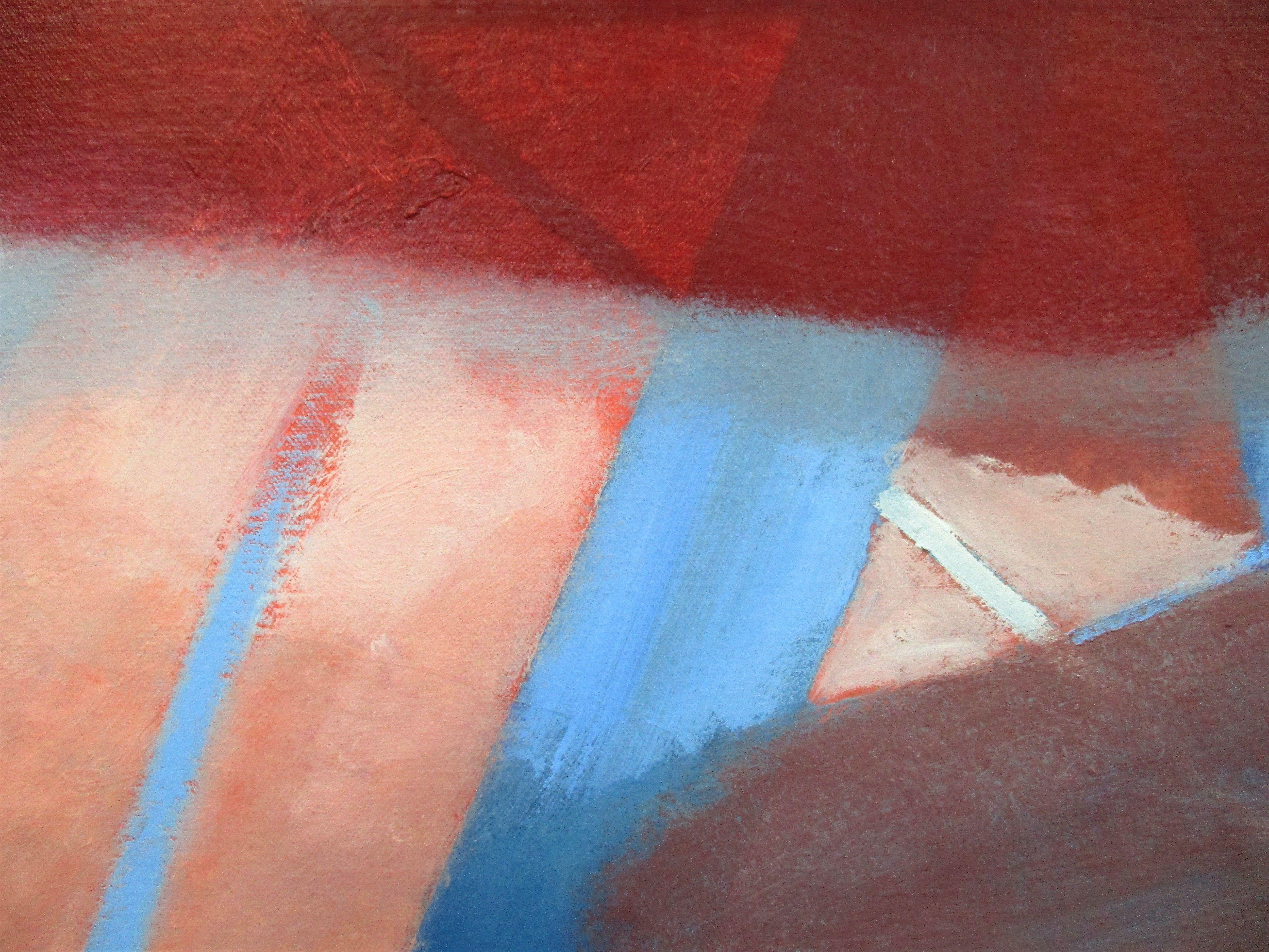 Il senso della prospettiva, Pittura, Olio su tela - Painting di Lee Panizza