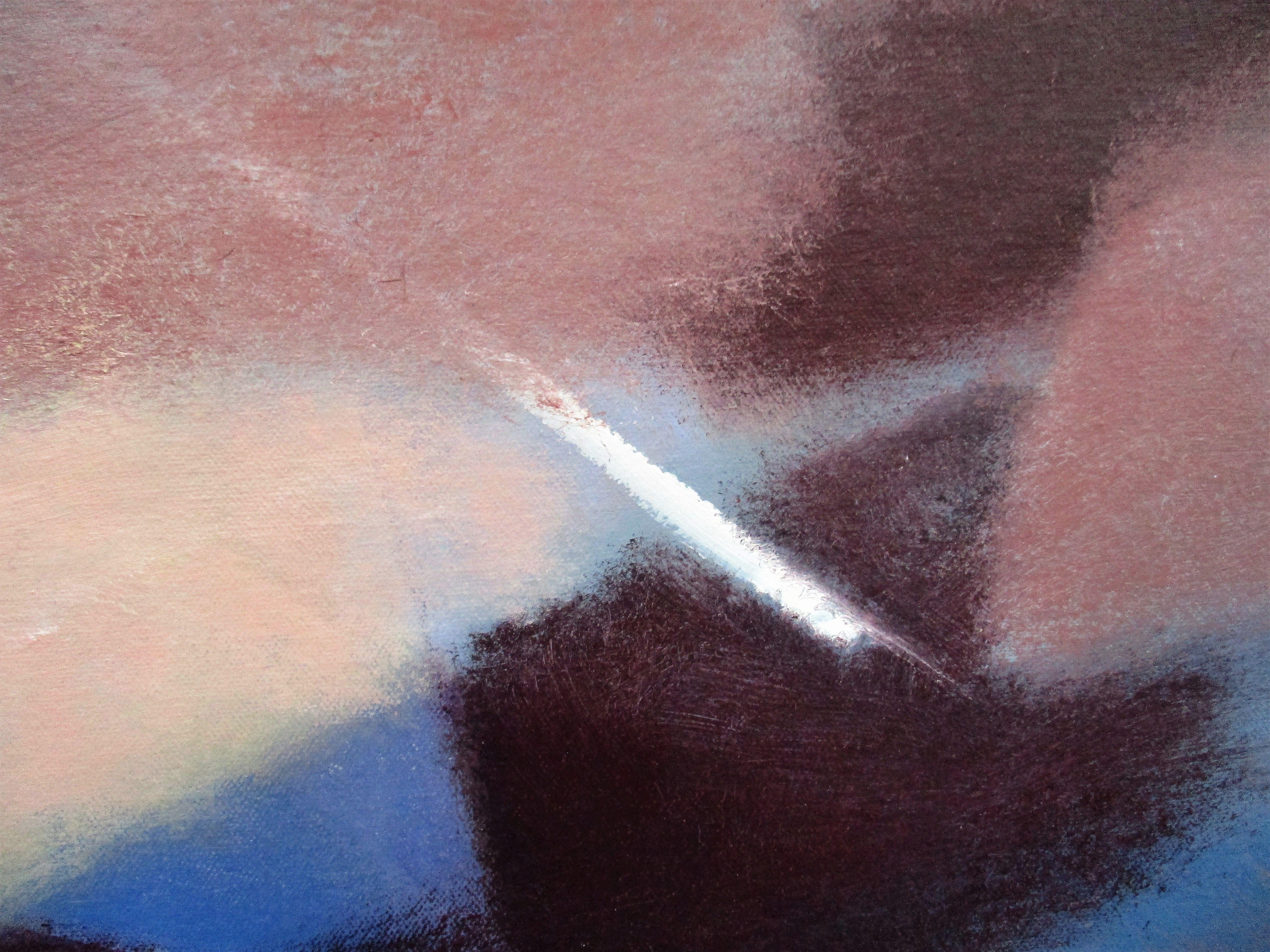 Il senso della prospettiva, Pittura, Olio su tela - Painting Astratto di Lee Panizza