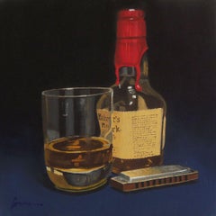 Bourbon And The Blues, Painting, Oil on Canvas