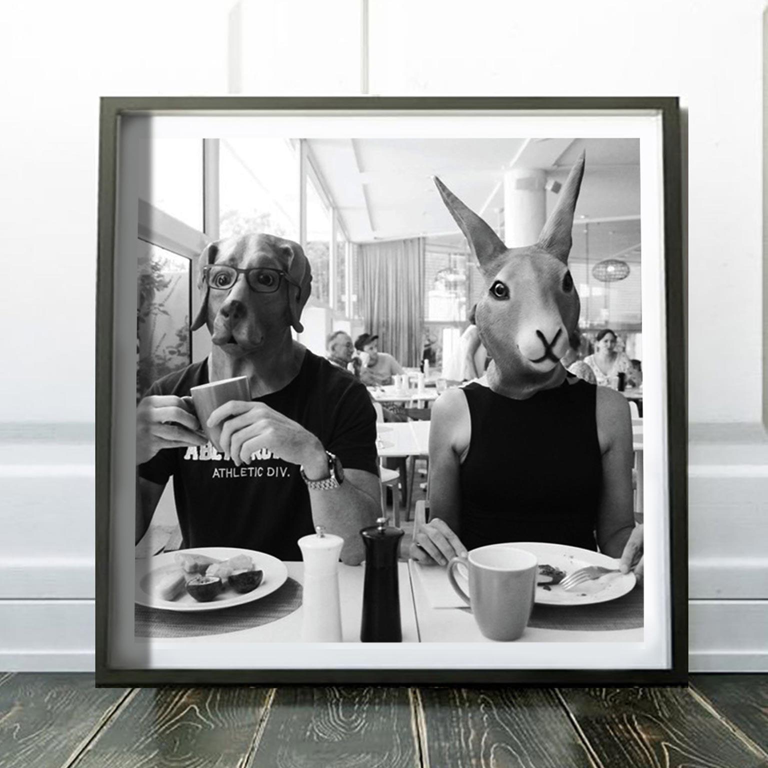 Photography Print - Gillie and Marc - Animals - Limited Ed - Breakfast together For Sale 1