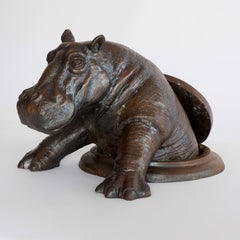 Bronze Sculpture - Gillie and Marc - Limited Edition - Hippo - Wildlife Art