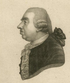 Christoph Ludwig Hoffmann by Verhelst - Stipple engraving - 18th Century