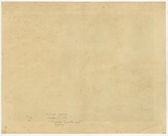 Man holding a horse by stirrups by Heydeck - Lithograph - 19th Century