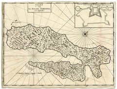 Island Ambon and Timor, Maluku Islands by Valentijn - Engraving - 18th Century