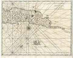 Antique Ambon, Maluku Islands and Boero by Valentijn - Engraving - 18th Century