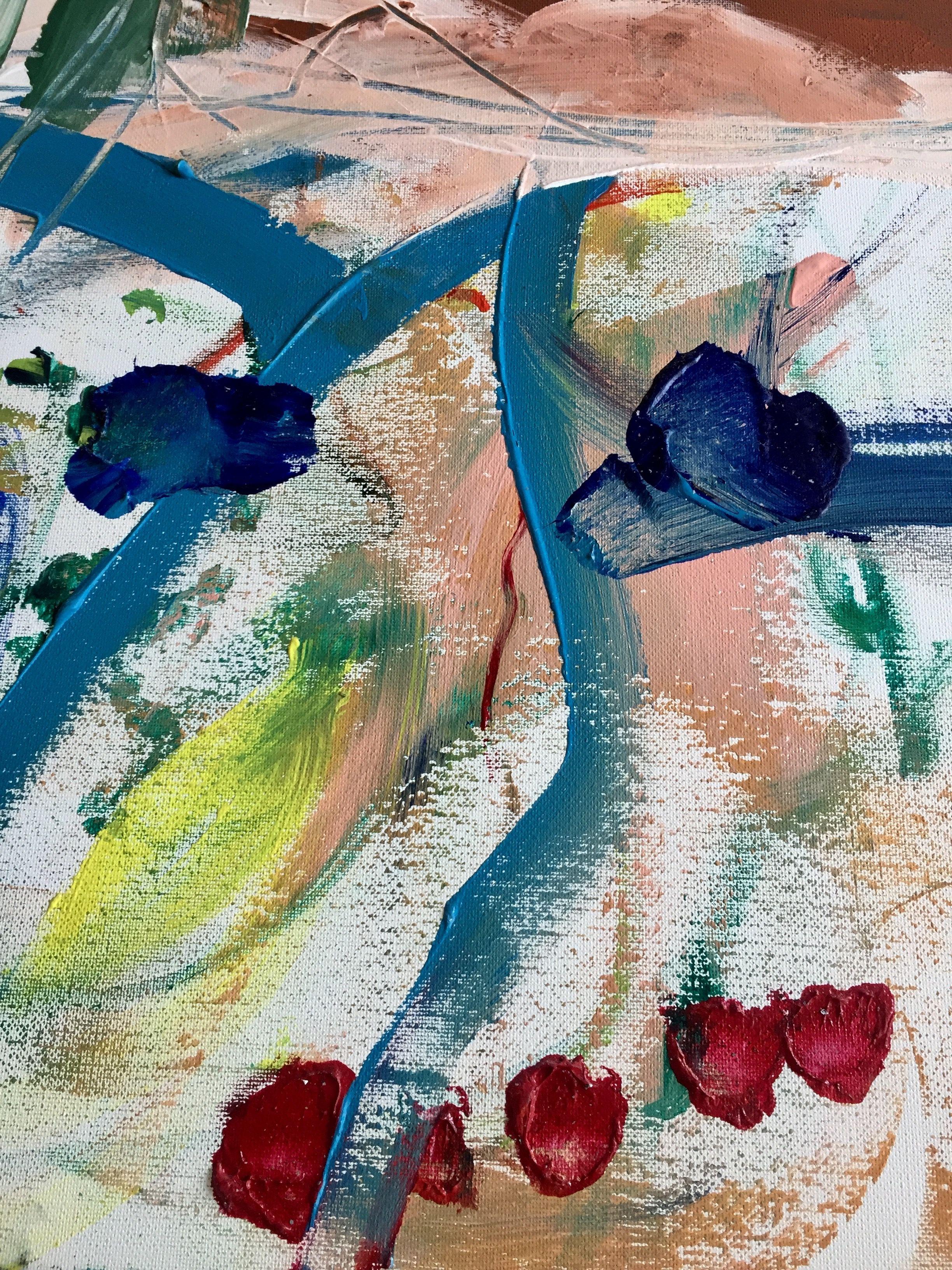 Sternenstaub, Gemälde, Acryl auf Leinwand im Angebot 2