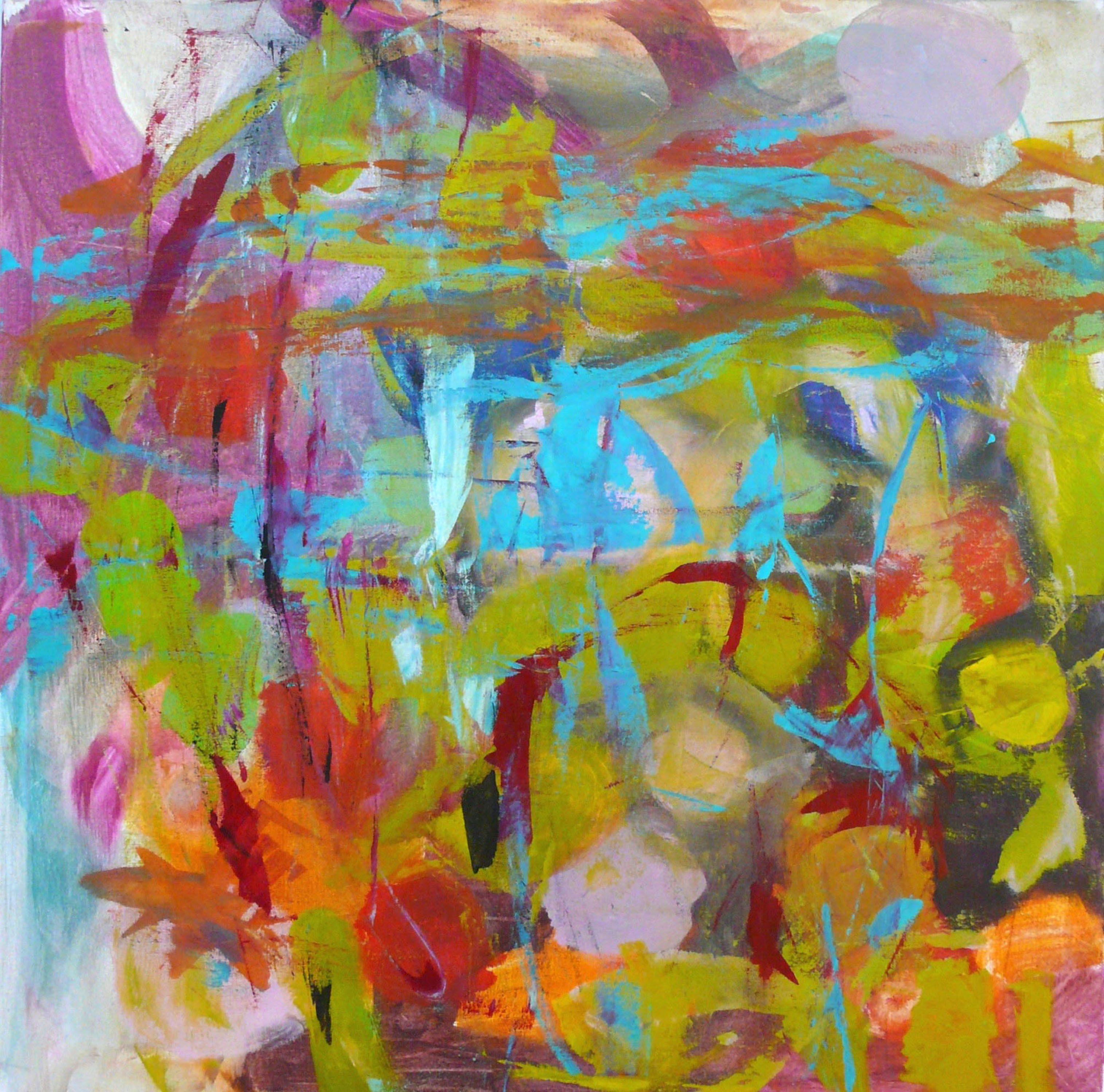 Sueño de abuela, Pintura, Acrílico sobre lienzo - Painting de Christel Haag