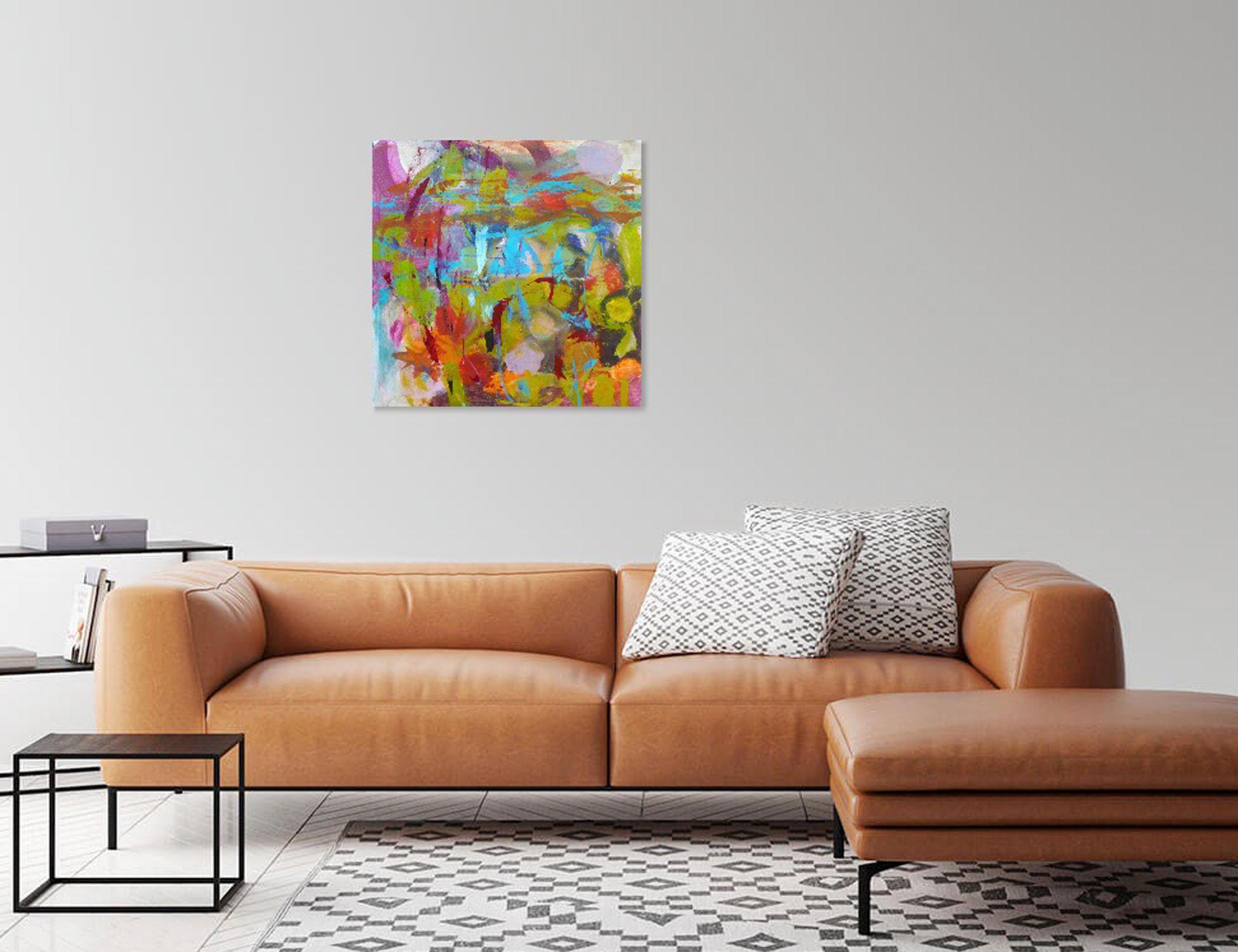 Sueño de abuela, Pintura, Acrílico sobre lienzo - Painting Contemporáneo de Christel Haag