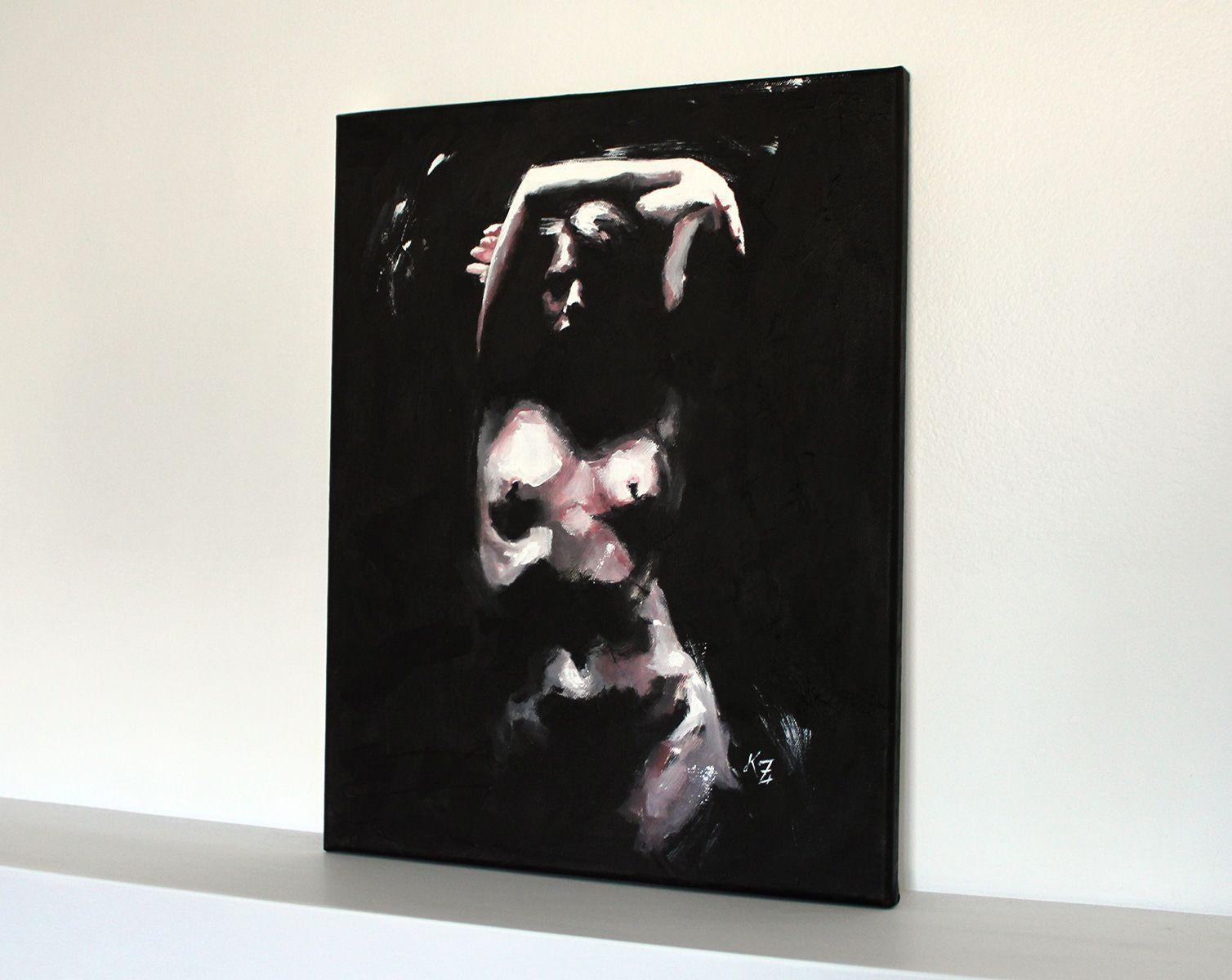 #4 (FIGURE SERIES #2), Painting, Acrylic on Canvas For Sale 1