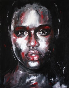 Kalifa (PORTRAIT SERIES #5), Painting, Acrylic on Canvas