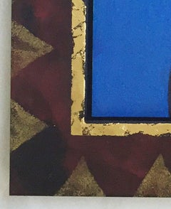 Egyptian Monkey lll, Painting, Oil on Wood Panel