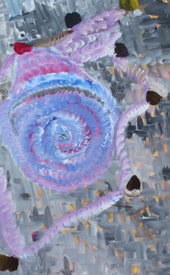 Asteroide, Pintura, Acrílico sobre lienzo