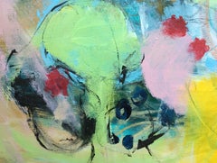 Flausen im Kopf, Gemälde, Acryl auf Leinwand