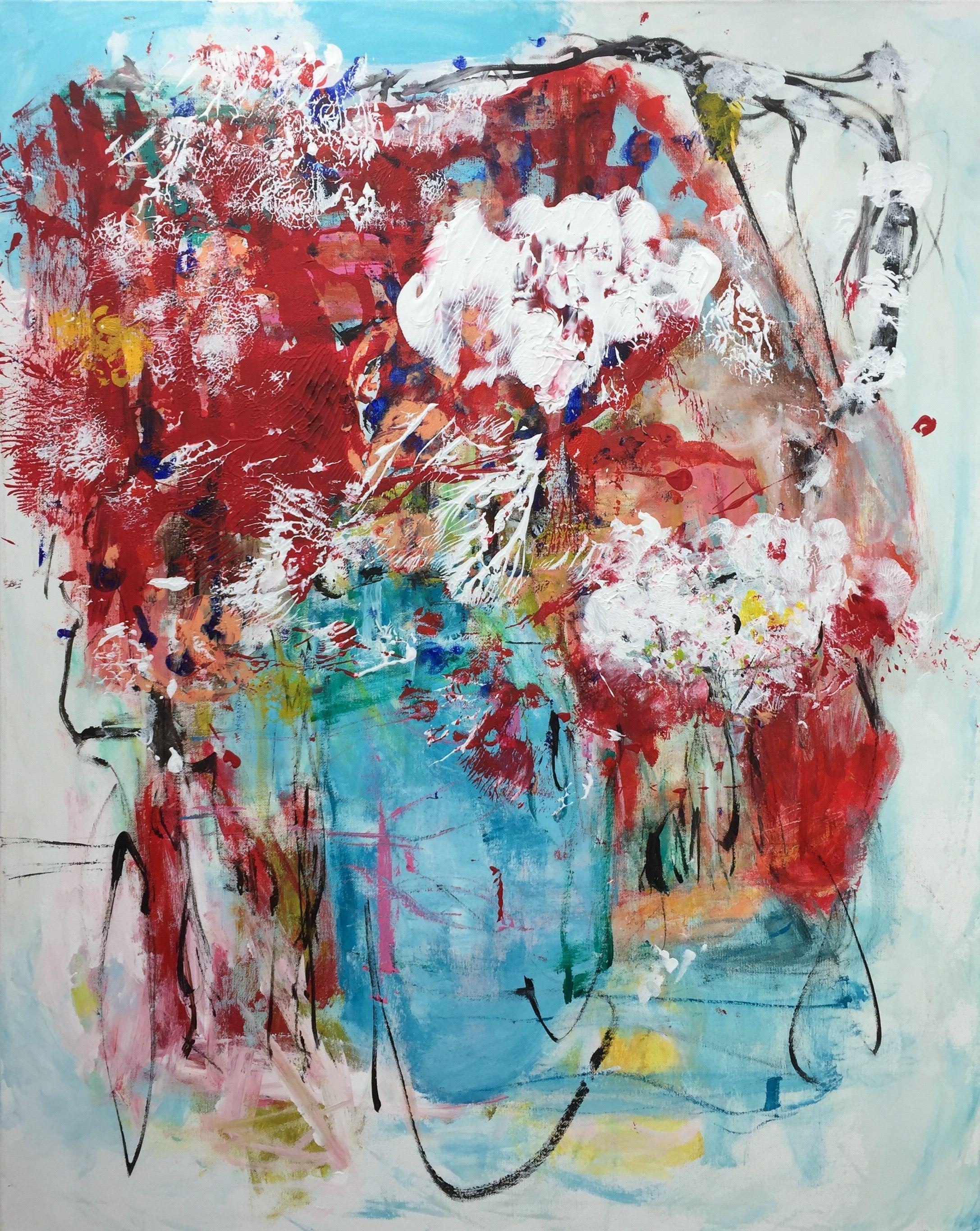 Trust Me, Peinture, Acrylique sur Toile - Painting de Christel Haag