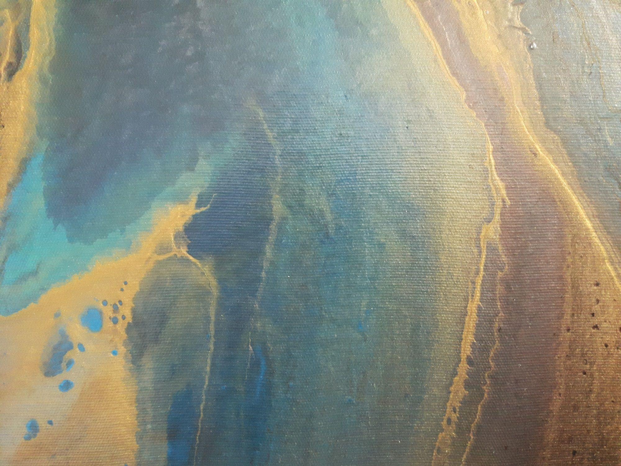 Creation of the Land, Painting, Acrylic on Canvas 1