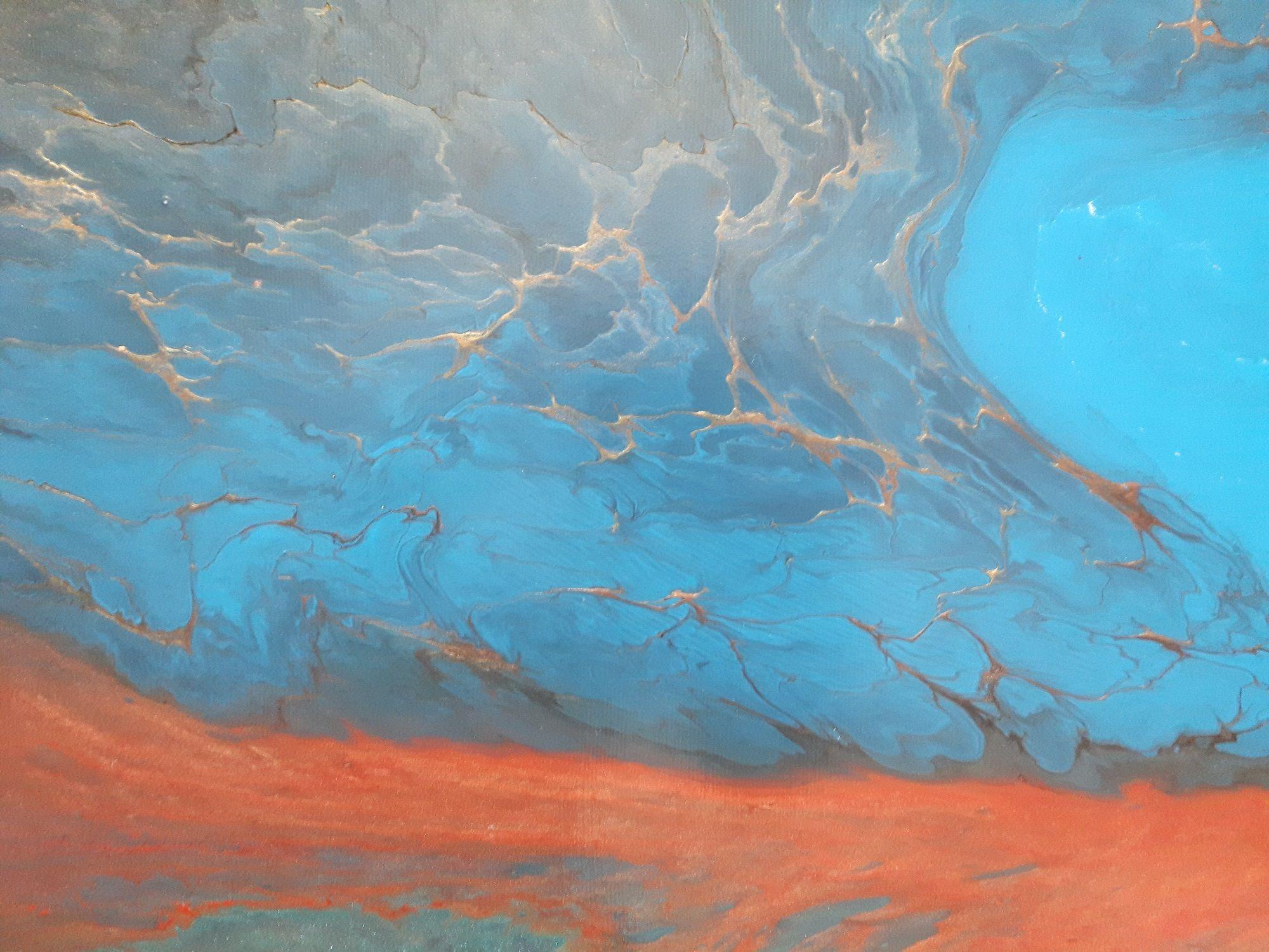 Creation of the Land, Painting, Acrylic on Canvas 2