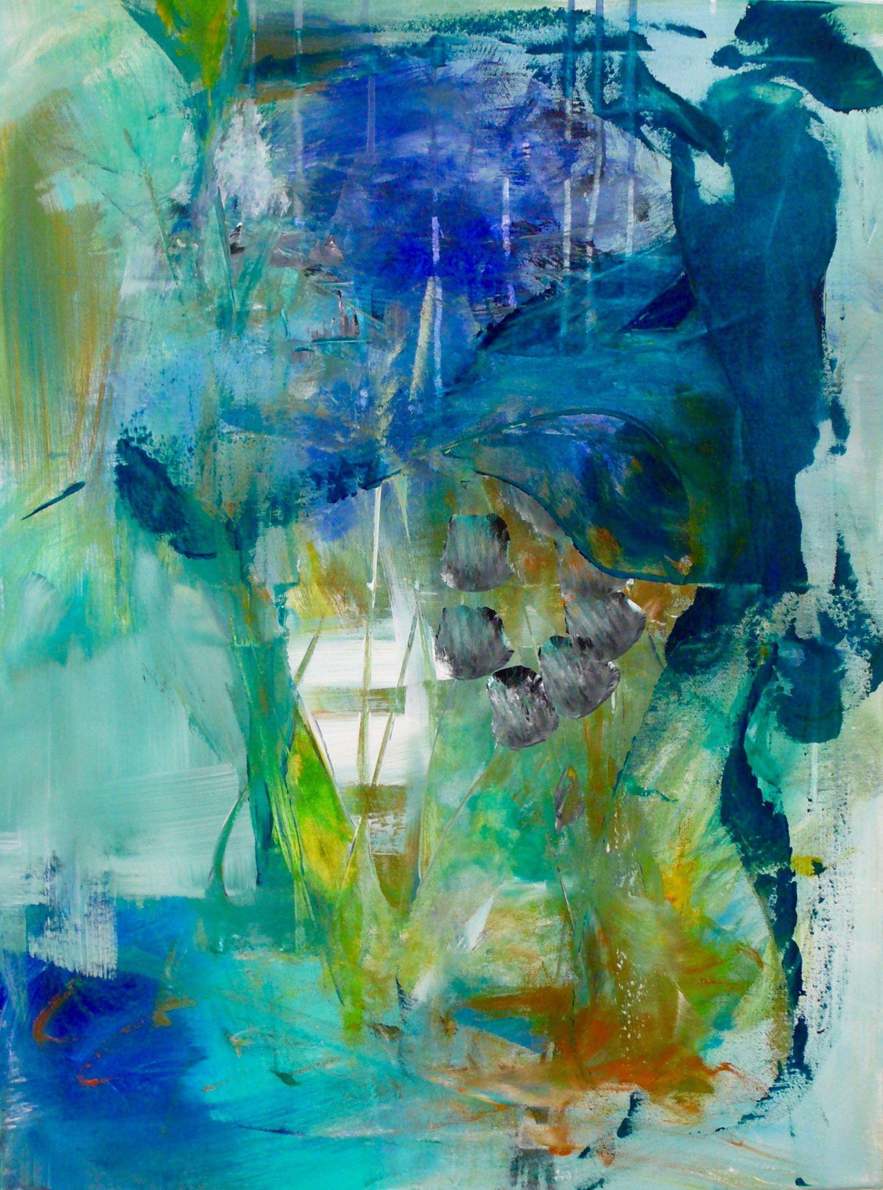 Morning Exercise, Malerei, Acryl auf Leinwand
