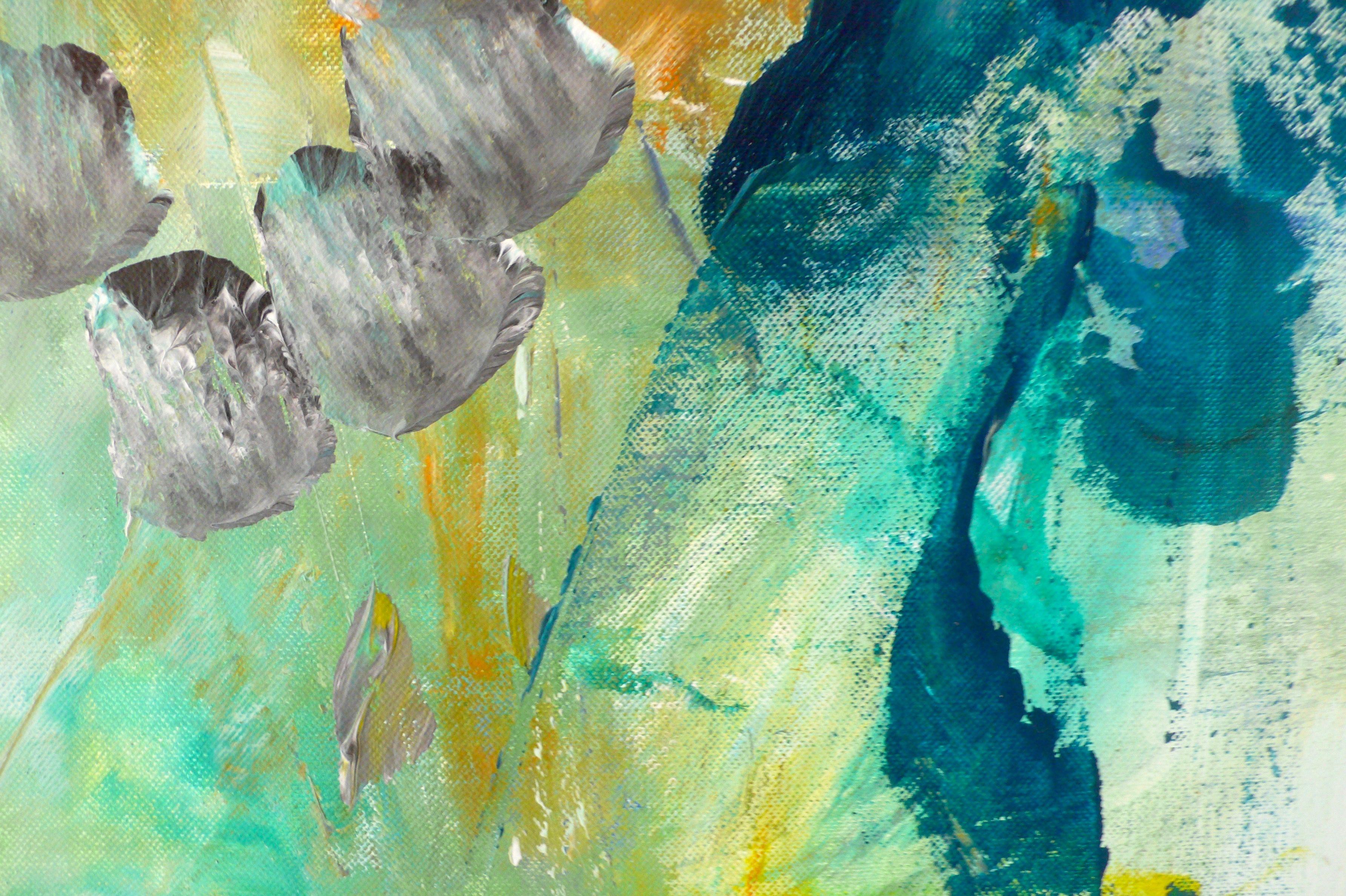 Morning Exercise, Malerei, Acryl auf Leinwand im Angebot 1