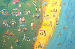 Fin de semana, Pintura, Óleo sobre lienzo