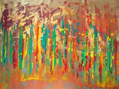 No storm is strong enought to bend us - XXL, Painting, Acrylic on Canvas