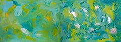 Dreamscapes - DIPTYCH, Painting, Acrylic on Canvas
