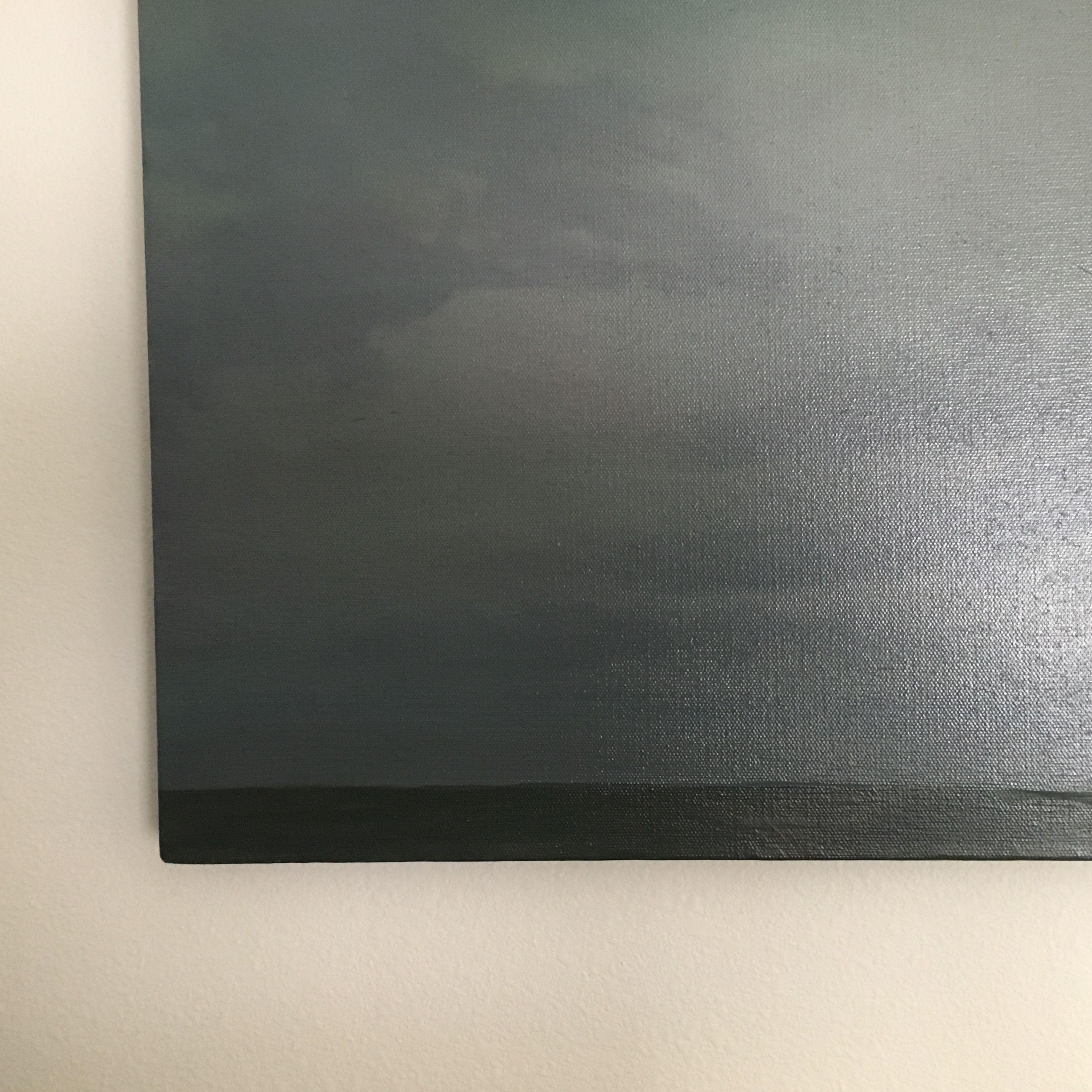 A QUIET MOODY IMAGE OF A BROODING SKY :: Painting :: Realism :: This piece comes with an official certificate of authenticity signed by the artist :: Ready to Hang: Yes :: Signed: Yes :: Signature Location: BACK :: Canvas :: Landscape :: Original ::