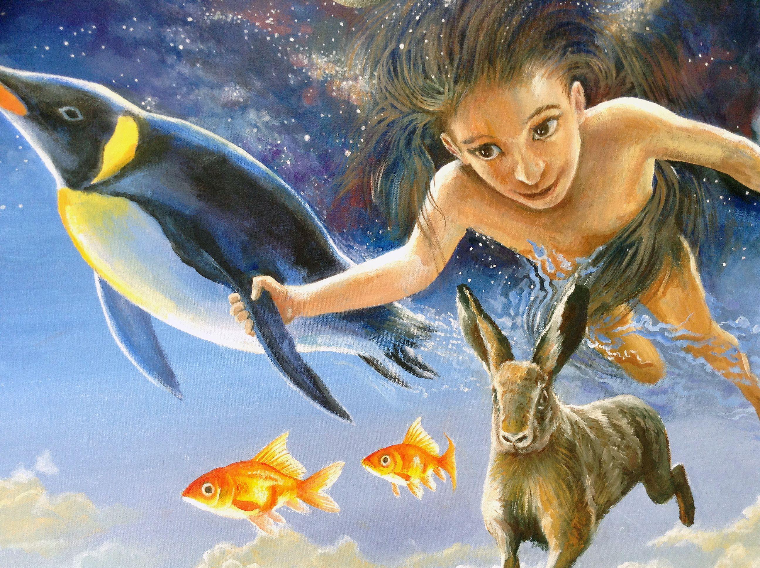 ¿Esto es entropía? III, Pintura, Óleo sobre lienzo - Painting Surrealista de Daniel Loveday