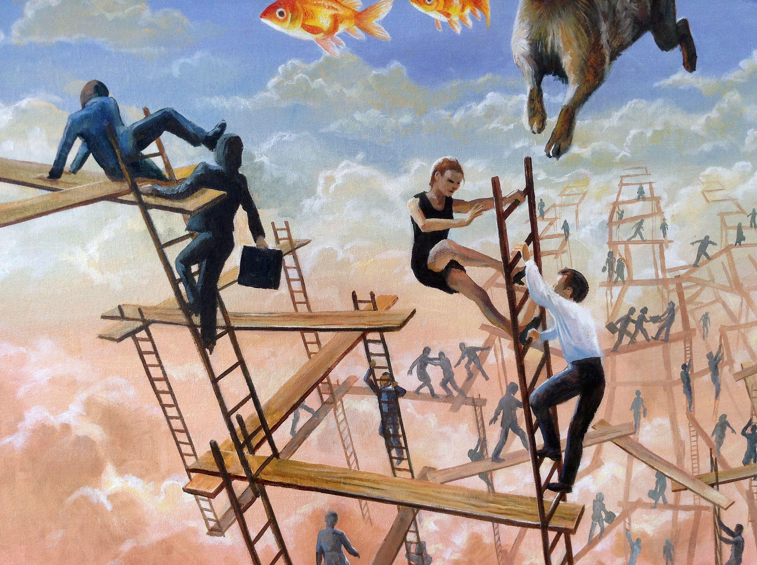 ¿Esto es entropía? III, Pintura, Óleo sobre lienzo en venta 1