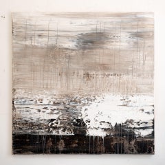 Brown abstract painting JL540, Painting, Acrylic on Canvas