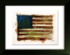 Old Glory, Drawing, Pen & Ink on Paper