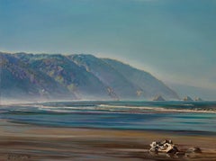 "HUMBOLDT COUNTY, NO. 3", Painting, Oil on Wood Panel