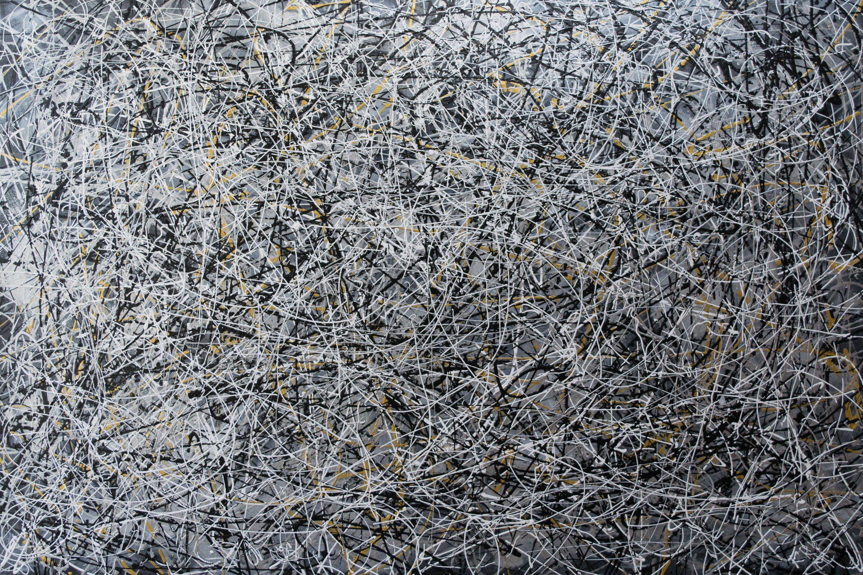 Kris Mercer Abstract Painting - Song of Starlights, Painting, Acrylic on Canvas