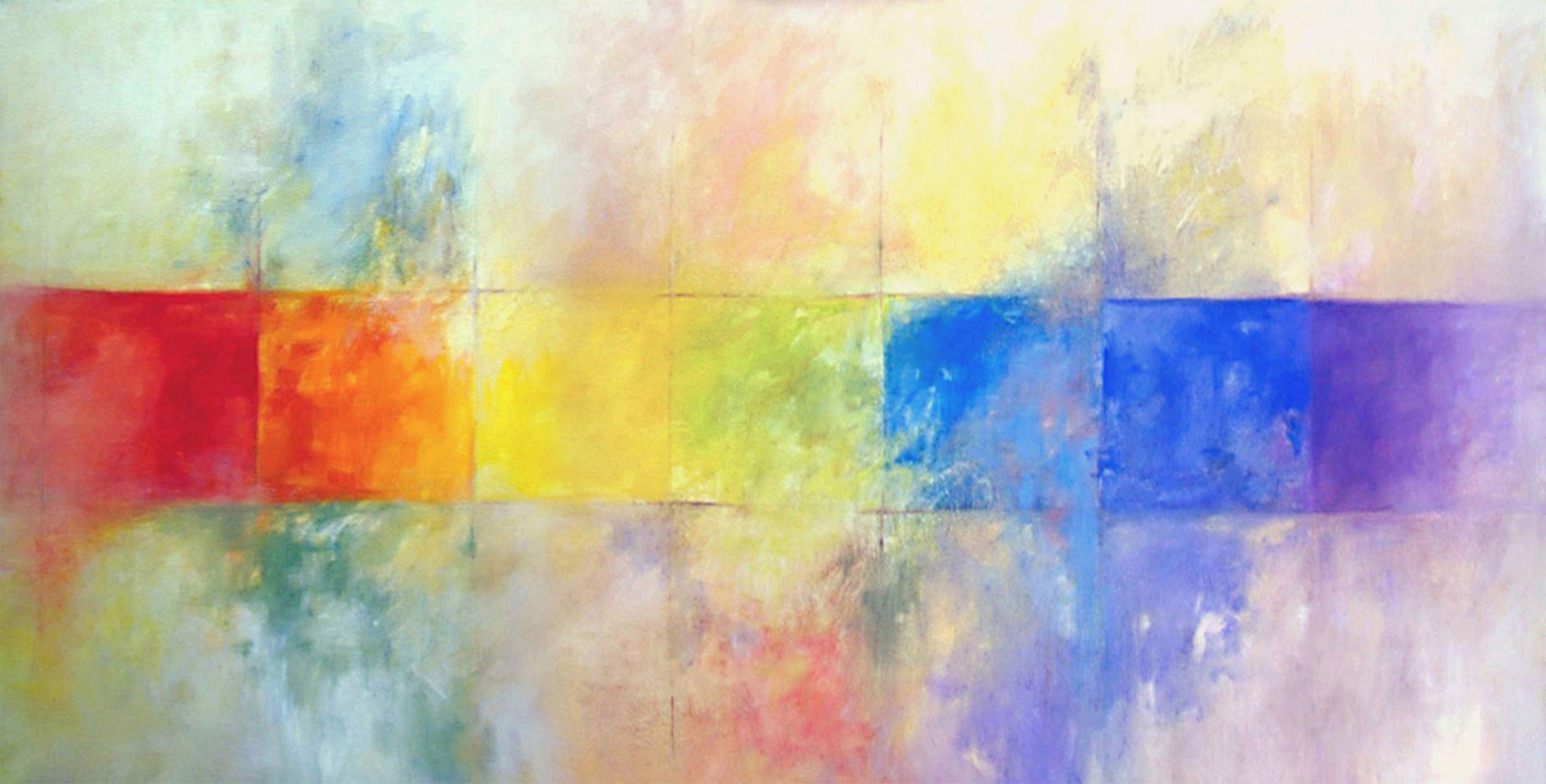 Sylvia Shanahan Abstract Painting - "Infrequency;Break the Rules", Painting, Oil on Canvas