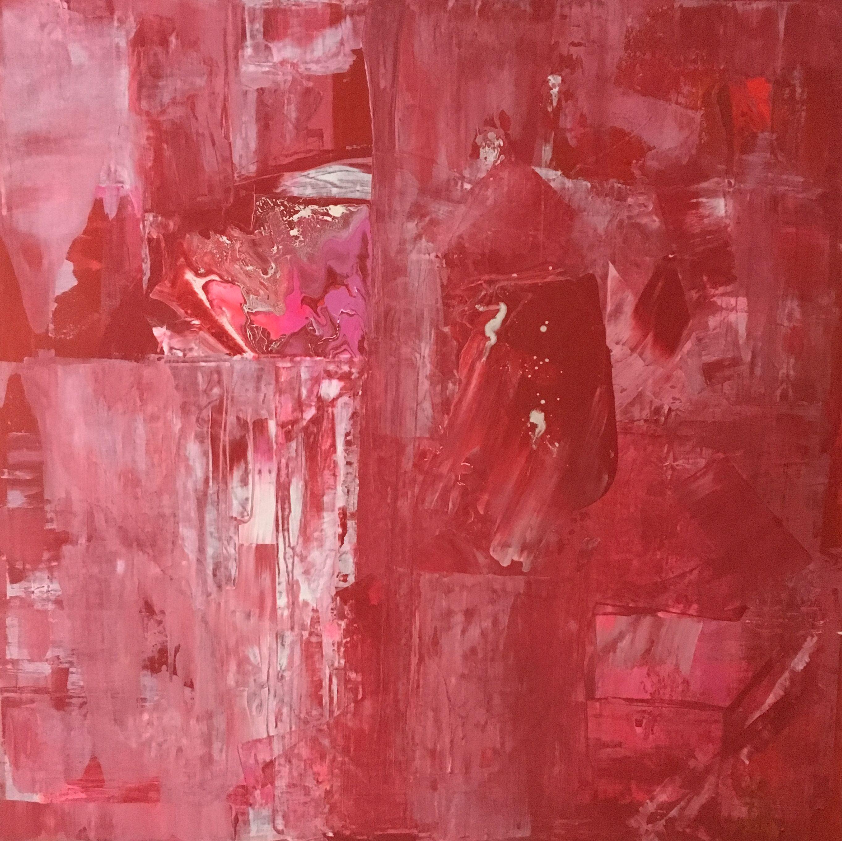 Kamila Kowalke Abstract Painting - Hunting for the Red October, Painting, Acrylic on Canvas