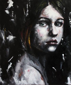 SONJA (PORTRAIT SERIES #5), Peinture, Acrylique sur Toile