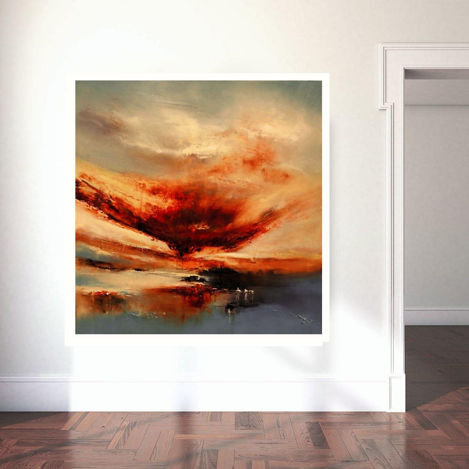 canvas painting sky