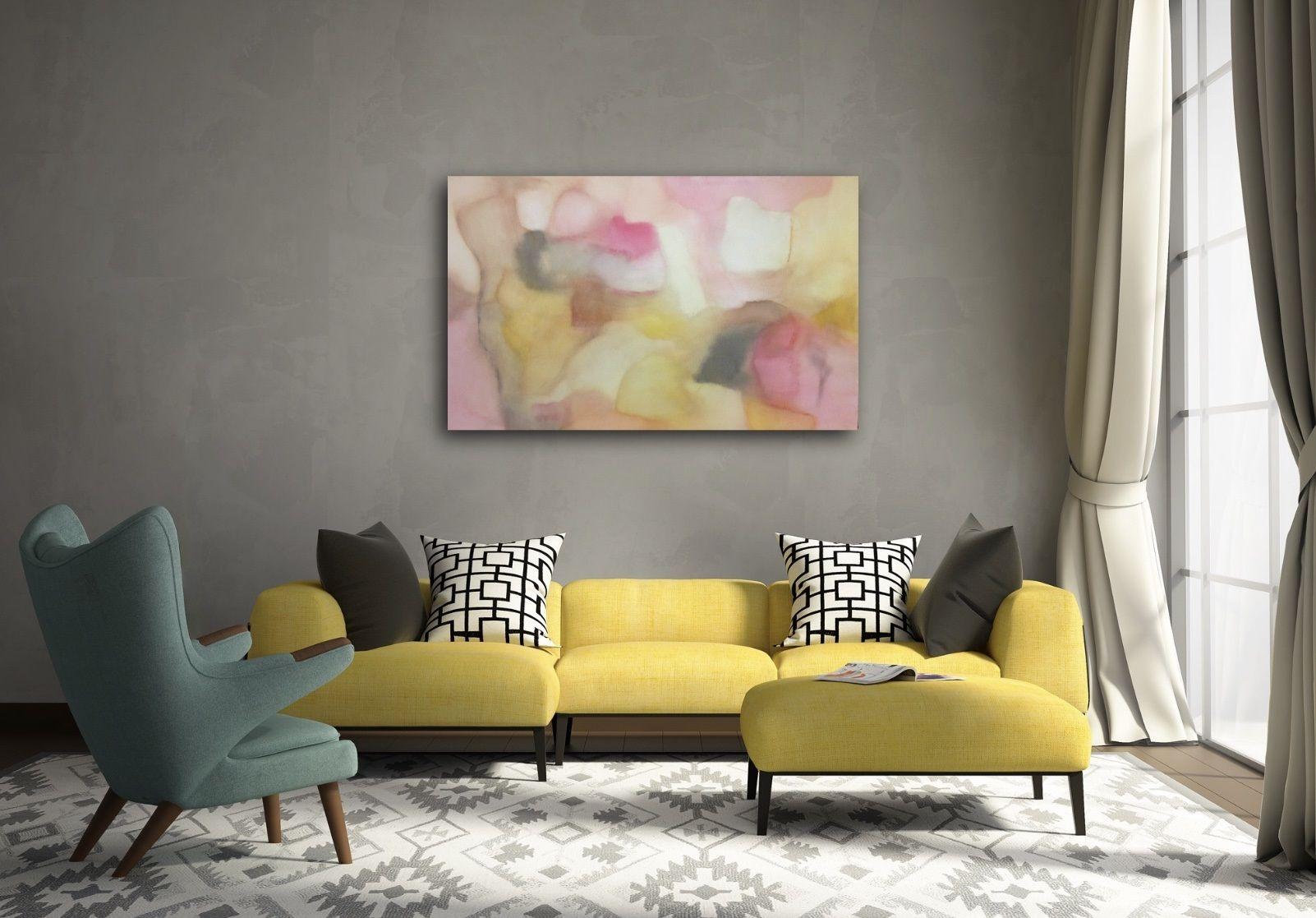 Abstract Painting de Max Jones - La Bella del Baile, Pintura, Acrílico sobre lienzo